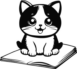 Happy Cat vector
