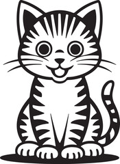 Happy Cat vector