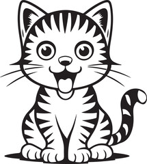 Happy Cat vector