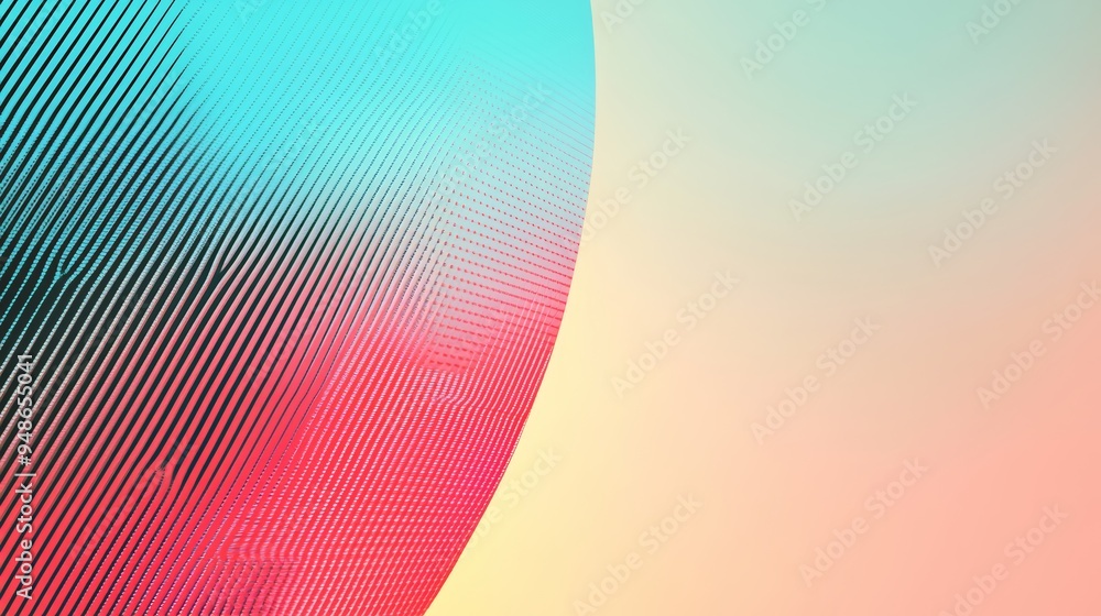 Poster vibrant abstract design featuring gradient colors and smooth lines, perfect for artistic and modern 