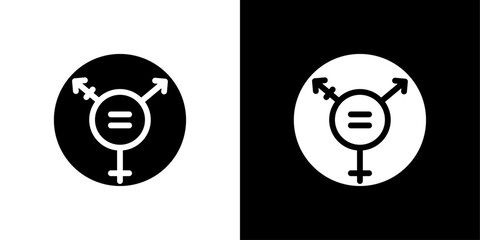 Rainbow LGBT flag icon Flat fill set collection