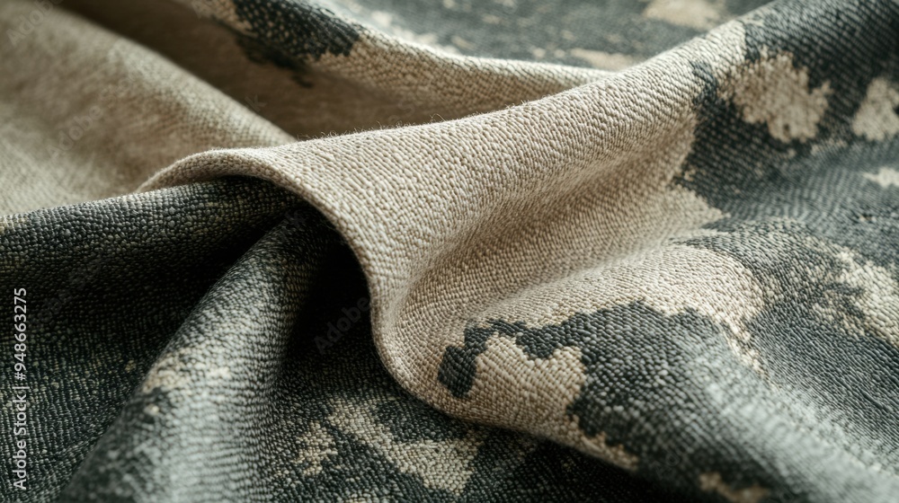 Poster sophisticated earthy textile patterns, subtle and elegant design pattern with muted earthy tones, pe