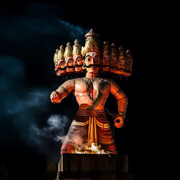 Happy Dussehra creative poster