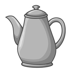 teapot isolated on white