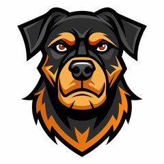 Rottweiler Logo Vector Art