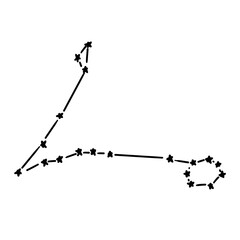 constellation of Pisces illustration