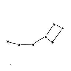 constellation of ursa minor illustration