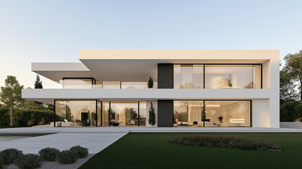 Fototapeta premium Modern Minimalist House