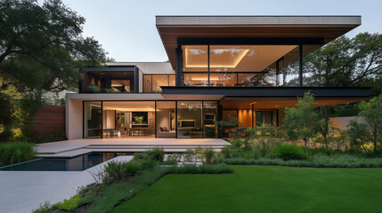 Fototapeta premium Modern Minimalist House