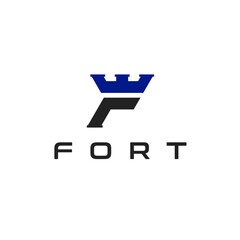 Fort Modern Logo Vector