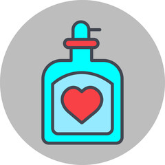 Perfume Bottle Vector Icon