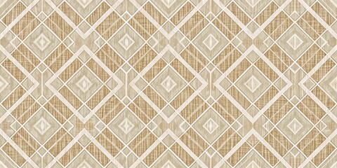 Geometric Diamond Pattern with White Lines on Brown Background, Abstract, Pattern, Design, Texture