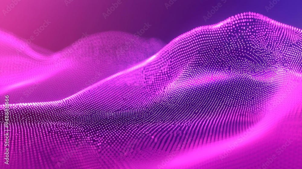 Poster abstract network connections, vibrant gradient lines intertwining, symbolizing global data exchange,