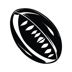 American football silhouette vector