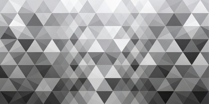 Abstract Grey Triangle Pattern, Geometric, Low Poly, Background, Texture, Design