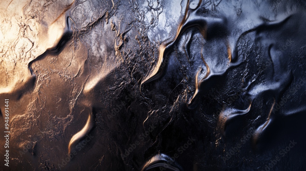 Fototapete a textured abstract background with a mix of metallic and matte finishes, featuring subtle reflectio