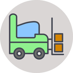 Logistic Vector Icon