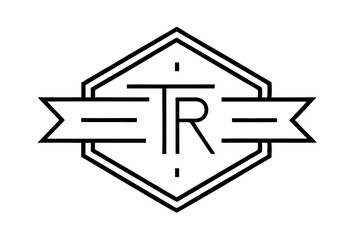 TR Logo Vector Art Design