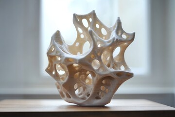 Intricate 3D Printed Abstract Sculpture