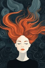 National hair day vector day .generative ai