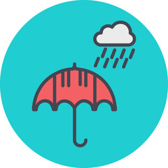 Umbrella Vector Icon