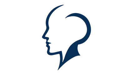 person head outline illustration 
