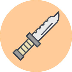 Army Knife Vector Icon