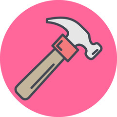 Hammer Vector Icon