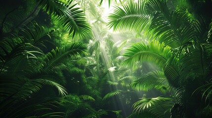 Natural forest wallpaper