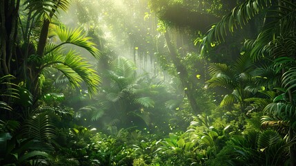 Obraz premium Natural forest wallpaper