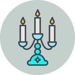 Candlestick Vector Icon