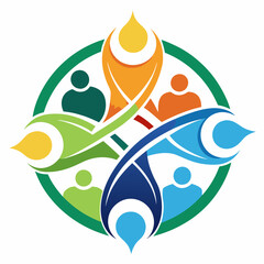 Vector Design Community Logo Art