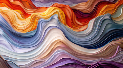 Fototapeta premium An abstract mountainous landscape background