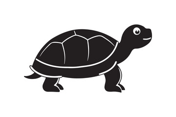 Turtle silhouette vector illustration