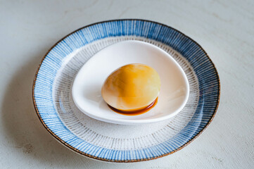 半熟ゆで卵の味玉