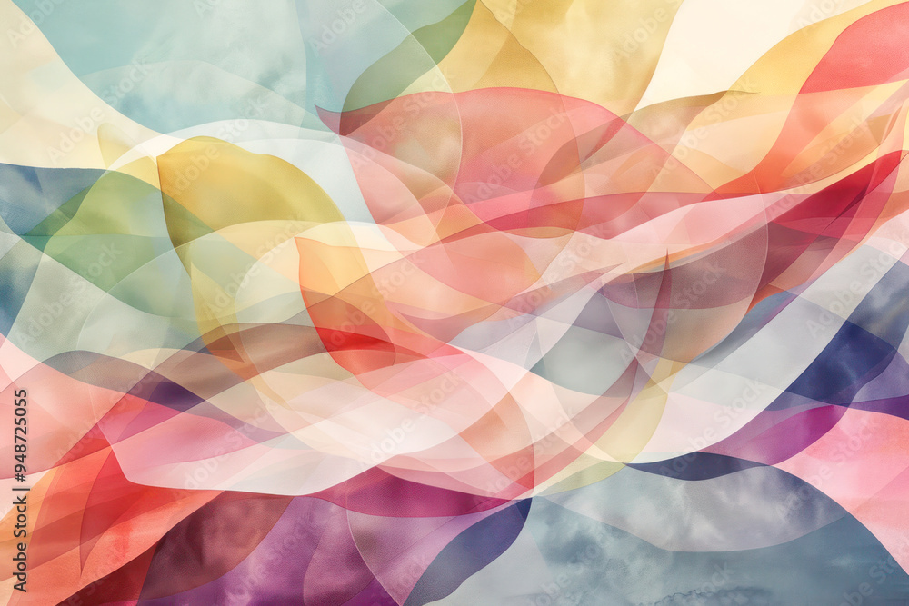 Sticker Abstract wavy gradient background, ideal for use in digital designs, web banners, and modern artistic projects.