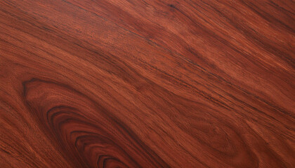 Naklejka premium Mahogany wood grain, warm tones and intricate grain pattern create a beautiful and natural background.
