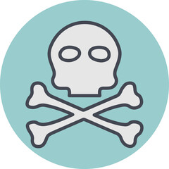 Pirate Skull I Vector Icon