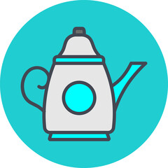 Teapot Vector Icon