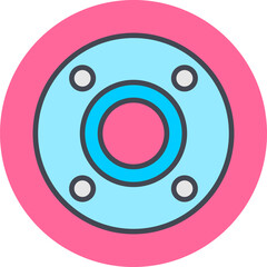 Flange Vector Icon