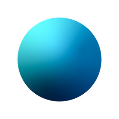abstract 3d sphere Ball circle illustration cold color