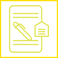 Property Sale Agreement icon Design