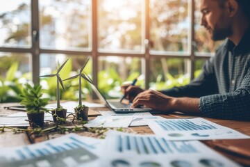 Business planning session focused on integrating renewable energy into operations