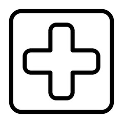 Fototapeta premium medical icon Icon