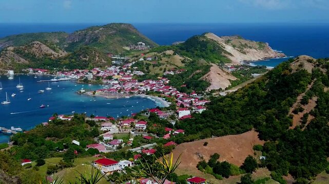 Bay of Les Saintes, Island Terre-de-Haut, Iles des Saintes, Guadeloupe, Lesser Antilles, Caribbean.
The third most beautiful bay in the world.