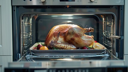 A succulent turkey, lovingly prepared to bring joy to family and friends
