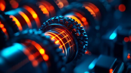 Cooling system for uranium-based nuclear fission, visualizing energy absorption and particle cooling
