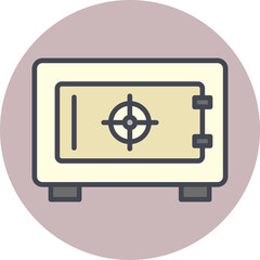 Safe Vector Icon