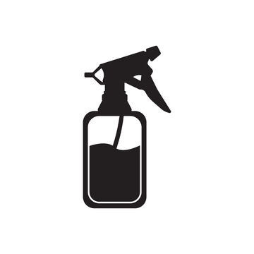 recommend clip art: Spray Bottle Icon vector illustration symbol design