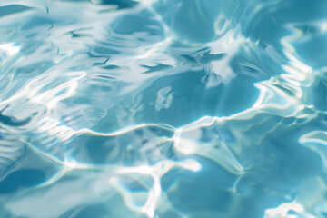 Obraz premium The image is of a body of water with ripples and waves